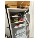United Upright Freezer White Heavy Duty Single Door Vintage