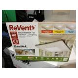 ReVent RVL80 Bath Fan w Adjustable LED Light 80 CFM Boxed