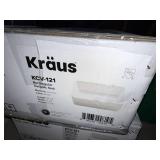 Kraus KCV-121 Rectangular White Ceramic Vessel Sink 19-1/4 in