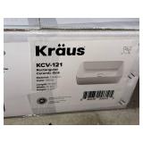 Kraus KCV-121 Rectangular Ceramic Sink White 19-1/4 in Boxed