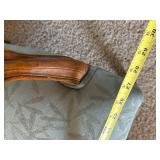 Louis XV Style Upholstered Accent Arm Chair Carved Wood Frame 35in H