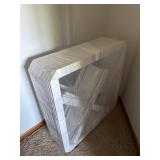 18 White Architectural Wall Panels 23.5in Square X Center Decor Lot