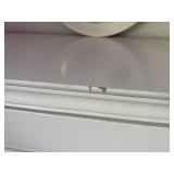 White 3 Drawer Dresser Chest 44x18x30 Project Piece Needs Drawer Rails