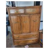 Oak dresser 38 X 18 X 56 in