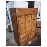 Oak dresser 38 X 18 X 56 in