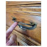 Oak dresser 38 X 18 X 56 in