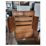 Oak dresser 38 X 18 X 56 in