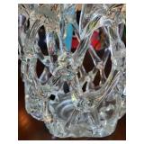 Clear Art Glass Star Bowl