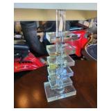 Acrylic Stack Table Lamp With Shade