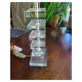 Acrylic Stack Table Lamp With Shade
