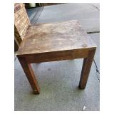 Wood Side Table or Stool