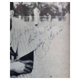 Signed Mickey Mantle Framed Yankees Photo