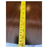 Ethan Allen Round Wood Table With Drawer