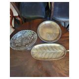 Mixed Lot Silver Serving Pieces & Crystal Bowl