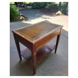 Vintage Mersman Side Table With Drawer & Shelf