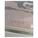 Abstract Framed Print Signed Melody II 32x25