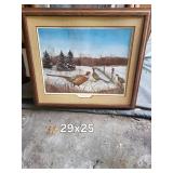 Silent Morn by Richard T. Newman Framed Print 29 X 25