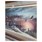 Terry Redlin the Sharing Season Framed Print