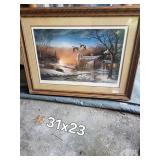 Terry Redlin the Sharing Season II Framed Print 37 X 23