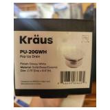 Kraus Mounting Ring & Pop Up Drain Mixed Lot (3 Pieces)