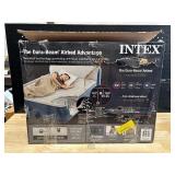 Intex Queen Deluxe Airbed with Headboard and Internal Pump