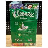 Kleenex Lotion 12 Cube Boxes