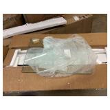 Jacob Rectangular Glass Leg Modern Coffee Table