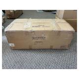 Safavieh Zoe Coffee Table Storage Trunk With Wine Rack Cream