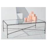 Jessa Rectangle Metal Coffee Table