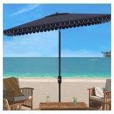 Venice 7.5 Ft Square Crank Umbrella