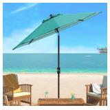 Athens Inside Out Striped 9ft Crank Outdoor