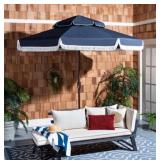 Milan Fringe 9ft Double Top Crank Umbrella