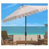 Elegant Valance 11ft Round Umbrella