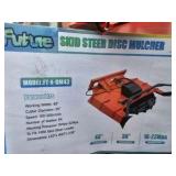 Unused 2026 FUTURE Skid Steer Mini Disc Mulcher FT -XDM43