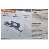 Unused 2026 WOLVERINE Skid Steer Sickle Bar Mower SBM-12-72W