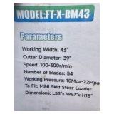 Unused 2026 FUTURE Skid Steer Mini Disc Mulcher FT -XDM43
