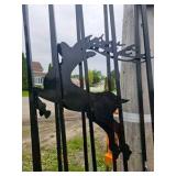 Unused 2026 FUTURE 14FT. BI-PARTING WROUGHT IRON GATE FT-14BL