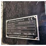 Unused 2026 FUTURE Skid Steer Bale Fork FT-BF47