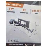 Unused 2026 WOLVERINE Skid Steer Sickle Bar Mower SBM-12-72W
