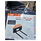 Unused 2026 WOLVERINE Skid Steer Pallet Fork FK-11-48W
