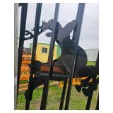 Unused 2026 FUTURE 14FT. BI-PARTING WROUGHT IRON GATE FT-14BL