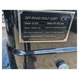 Unused 2026 FUTURE OFF-ROAD GOLF CART FT-GC22S
