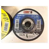 CGW Abrasives 3-in-1 4-1/2x3/32 ( 11 Total), CGW Abrasives Quickie Cut 4-1/2x.045" (13 Total)