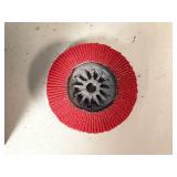 CGW Abrasives Flap Disc Ceramic Trimmable with Threaded Arbor 4-1/2x5/8-11 (10 Total)