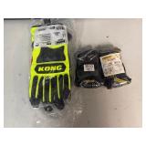 Kong Rigger Gloves Size M (1 Pair) Ironclad Touchscreen Polyurethane Gloves Size M (2 Pairs)