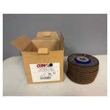 CGW Abrasives Camel Grinding Wheels FGF-Special Wheels Flex-Grind-Finish Depressed Center Wheels 4-1/2x7/8 (16 Total)
