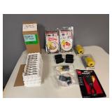 Various Electrical Supplies Micro Pan Sensor, HDMI Adapter, Locking Connector and Plug, Plus More
