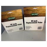 Two Farm and Ranch 15 Inch Replacement Tubes for Tire 15x6x6