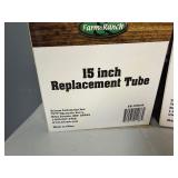Two Farm and Ranch 15 Inch Replacement Tubes for Tire 15x6x6