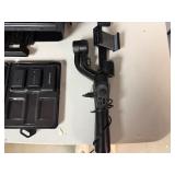 Large Lot of Audio Visual Equipment RODELINK Wireless Microphone Kit W/ Reciever and Transmitter, Glide Gear Teleprompter Frame, Misc. Attachments